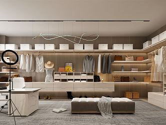 Modern Studio Wardrobe Studio 3d model