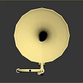 Shiny Golden Brass Trombone With Slide And Bell For Musical Performance