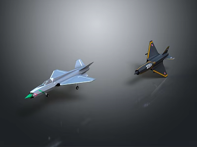 Fighter Fighter Next Generation Aircraft Fighter Fighter Attack Aircraft Bomber 3d model