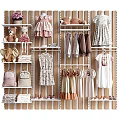 Cute Children's Clothing Store With Dresses Stuffed Toys Backpacks And Shoes