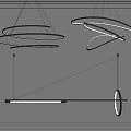 Modern Chandeliers With Circular Rings Curved Lines And Linear Designs For Interior Decoration