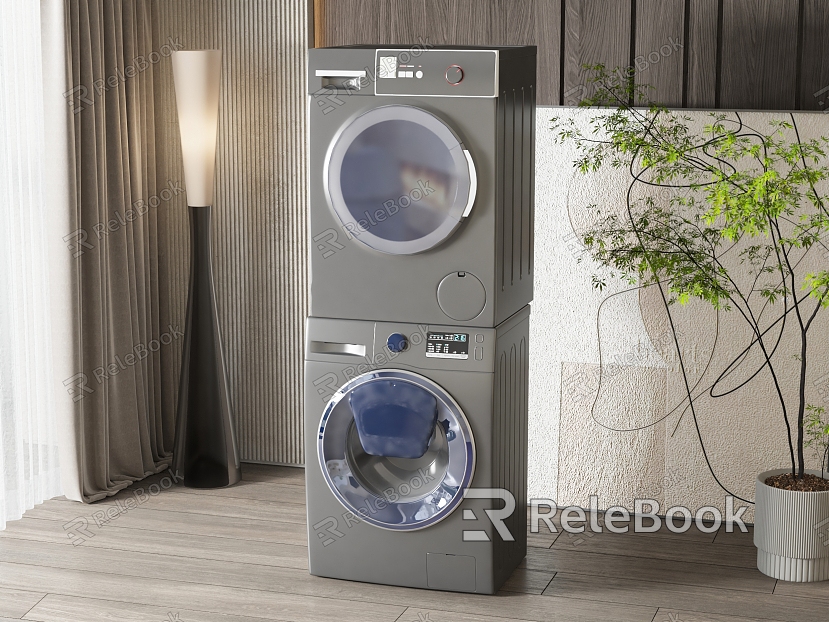 Modern washing machine model