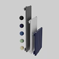 Modern Radiator Design With White Black And Color Options For Home Heating