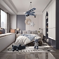 Modern Boys Children's Room 3d model