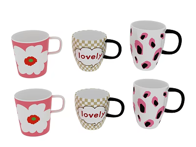 daily necessities cup 3d model
