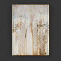 Neutral Abstract Painting With Earthy Tones Textured Layers For Home Decor