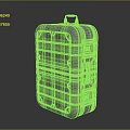 Silver Metal Suitcase With Handle Wheels And Secure Lock For Travel Use