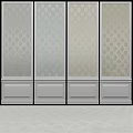 Decorative Wall Panels With Geometric Patterns Textured Surfaces And Base Trim For Interior Design