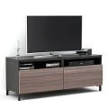 Modern Solid Wood TV Cabinet 3d model