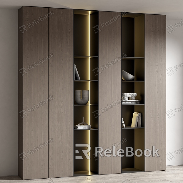 Modern Bookcase Bookshelf model