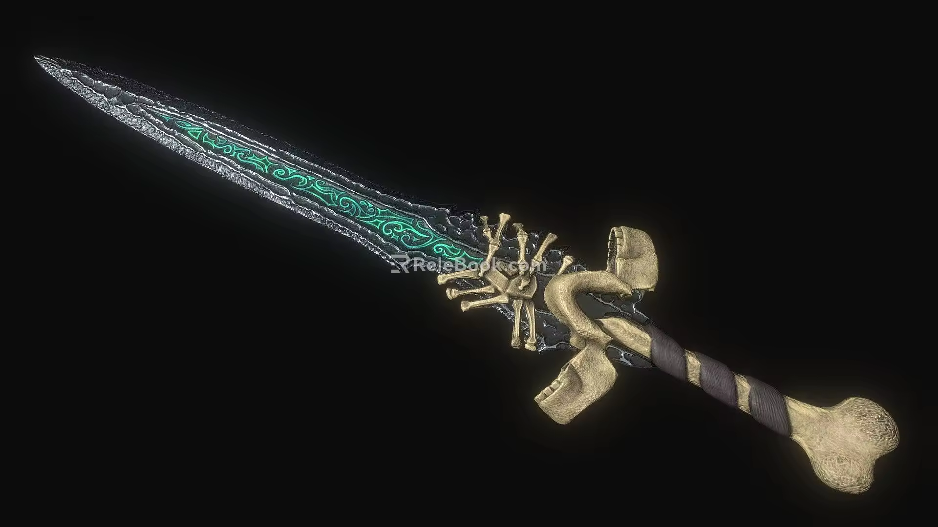 Skull Sword 3d model