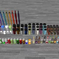 Colorful Cups In Various Types And Materials Neatly Displayed For Home Decor