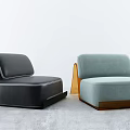 Modern single sofa 3d model