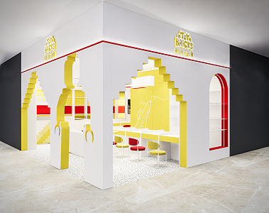 Lego Toy Store Modern Toy Store 3d model