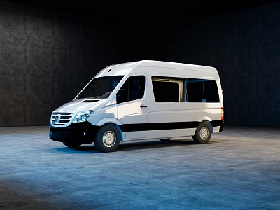 Mercedes van 3d model
