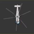 Space Astronautics Helicopter With Blue White Red Stripes And Propeller Design For Mission