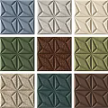 Stylish Decorative Wall Panels With 3D Geometric Patterns Leather Texture And Multiple Colors 3d model