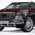 Red and Black SUV Exterior Design With Front Grille Large Alloy Wheels and Rear Features