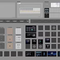 Modern Switch Panels With Various Gray White Designs And Sleek Finish For Home
