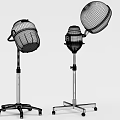 Red Yellow Green Blue Floor Standing Commercial Equipment with Wheels and Top Spherical Bucket Parts
