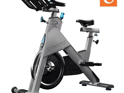 High Quality Spinning Bike Fitness Equipment With Ergonomic Design And Adjustable Seat 3d model