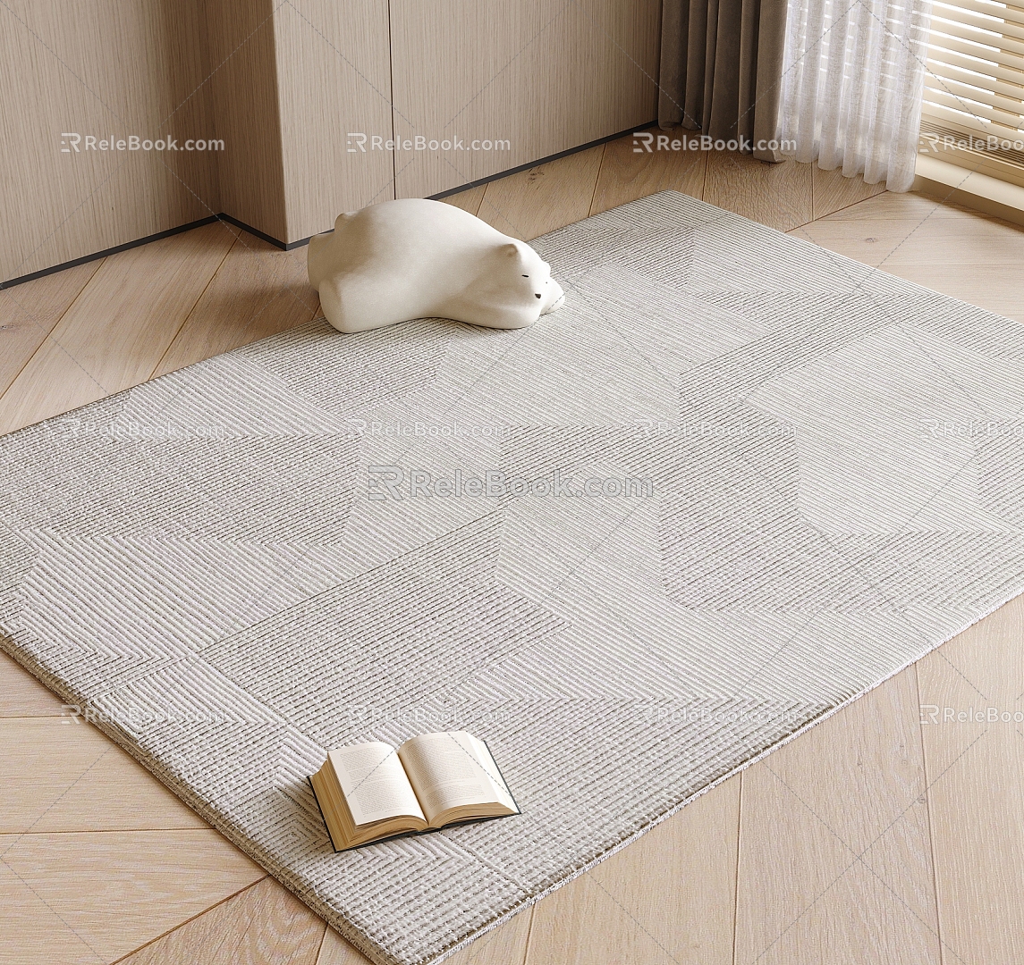 Square carpet 3d model