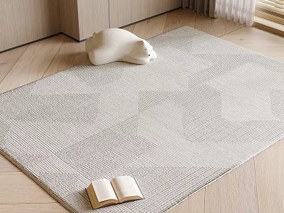 Square carpet 3d model