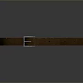 Stylish Brown Leather Belt Daily Necessity With Durable Metal Buckle For Daily Use