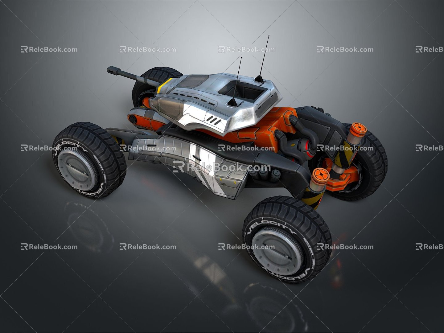 Self-made armed car modified car modified car chariot chariot doomsday car self-made car self-made car modified car 3d model