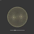 Rusty Brown Metallic Sphere On Wooden Surface With Textured Wall Background