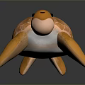Turtle Cartoon Turtle Snapping Turtle Chickbill Turtle Reptile Cold Blooded Animal Reptile Class 3d model