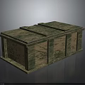 Weapon Storage Container With Camouflage Pattern For Military Transport And Protection