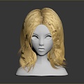 Hair Style Hair Style Short Hair Long Hair Curly Hair Figure Game Figure Game Role Realistic Figure 3d model