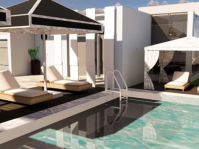 stratified villa 3d model
