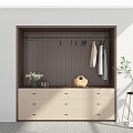 Wardrobe Wardrobe Custom Whole Wardrobe Coat Cabinet Storage Wardrobe Wardrobe 3d model