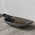Rustic Minimal Fitness Corner With Wooden Bench Round Cushions And Woven Workout Mat