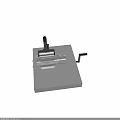 Industrial Mechanical Equipment With Metal Base Roller And Handle Components