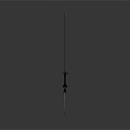 Traditional Weapon Sword With Decorative Hilt And Sharp Metal Blade Design