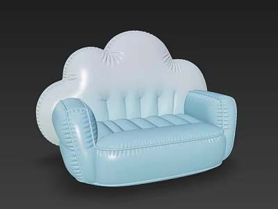 Cloud Sofa Lazy Sofa Creative Sofa Cartoon Sofa Cloud Cute Sofa Single Sofa Beautiful Chen Ornaments 3d model