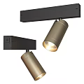 Modern Ceiling Downlights Spotlights With Black Gold Metal Fixtures For Home Office Indoor Lighting