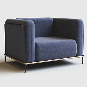 Single sofa 3d model