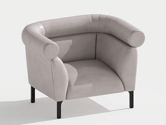 Modern Single Sofa Single Chair Leisure Chair 3d model