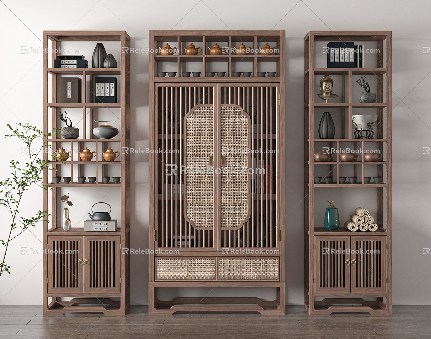 New Chinese Antique Rack 3d model