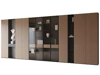 Modern Bookcase Office Bookcase 3d model