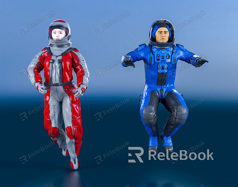 Modern astronaut astronaut astronaut pilot spacesuit model