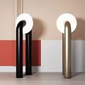 Light Luxury Table Lamp Table Lamp Combination 3d model