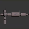 3D Rendering Of Space Station Model With Modular Structure And Solar Panels