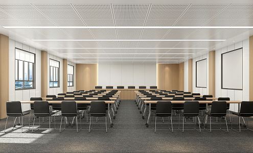 Modern Conference Room 3d model