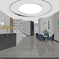Modern Dental Clinic Interior With White Walls Wooden Cabinets And Treatment Chair