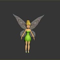 Modern Angel Elf Pixie Cartoon Elf 3d model